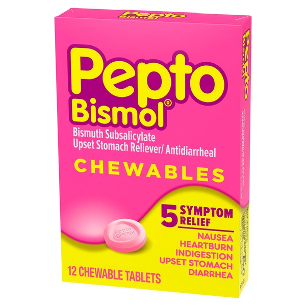Pepto Bismol Tablet Original 12ct