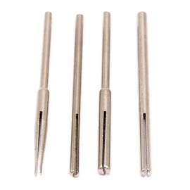 10Pcs Long Abrasive Holder Sandpaper Clamp Split Mandrels for Rotary Grinder Emery Cloth Clamp Rod Connecting Fixed Rod Sandpaper clamp and Sand