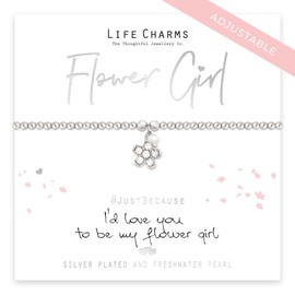 Life Charms Will You Be My Flower Girl Bracelet