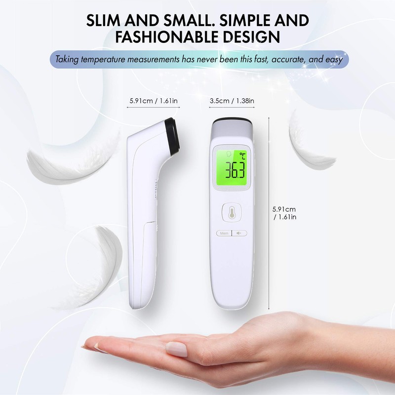 Digital Forehead Thermometer Non-Touch for Children, Baby, Parents Infrared Sensors