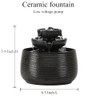 Outdoor and Indoor Water Feature Fountain Waterfall Tabletop Desktop mini