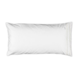 MÖVE Noblesse Pillowcase 80 x 40 cm 100% Cotton White/Champagne