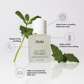 OUAI Scalp Serum - Balancing and Hydrating Serum with Red Clover Extract, Siberian Ginseng and Peptides for Thicker and Fuller-Looking Hair - Paraben, Phthalate and Sulfate Free Scalp Care - 60ml