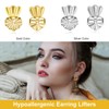 Earring Lifters, 3 Pairs Adjustable Hypoallergenic Earring Backs for Droopy