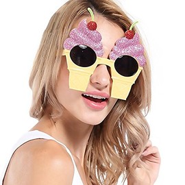 Cherry Ice Cream Cone Sunglasses