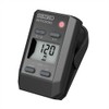 SEIKO Metronome, Clip Type, Digital, Black DM51B with Rotating Volume