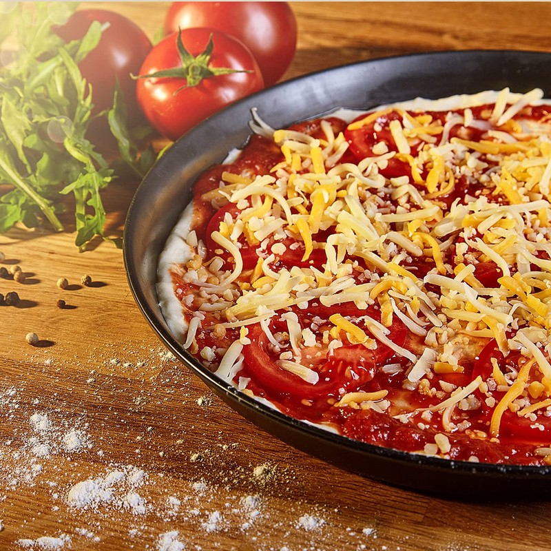 Kerafactum Pizza Tongs, Practical Pizza Tongs, Stainless Steel, 19 cm,