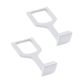 Alphax 2 Pair White Replacement Wicket for Oakley Jaw-breaker OO9290 Sunglass