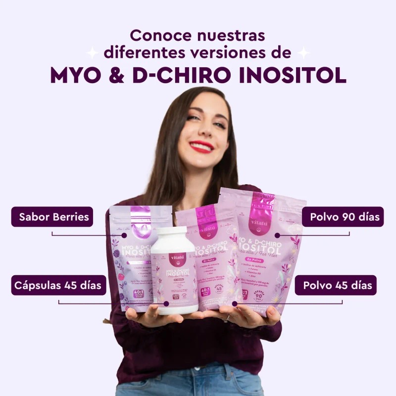 Vitatú Myo Inositol Chiro Sabor Berries Frutos Rojos