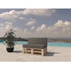Madera pallet, garden cushion pad, indoor, outdoor, washable, removable, seat