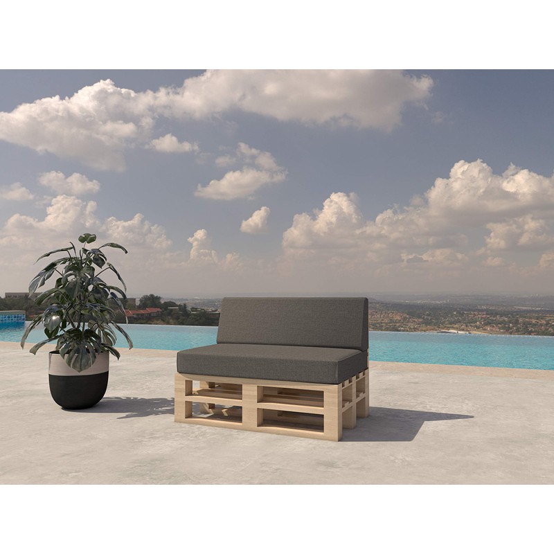 Madera pallet, garden cushion pad, indoor, outdoor, washable, removable, seat