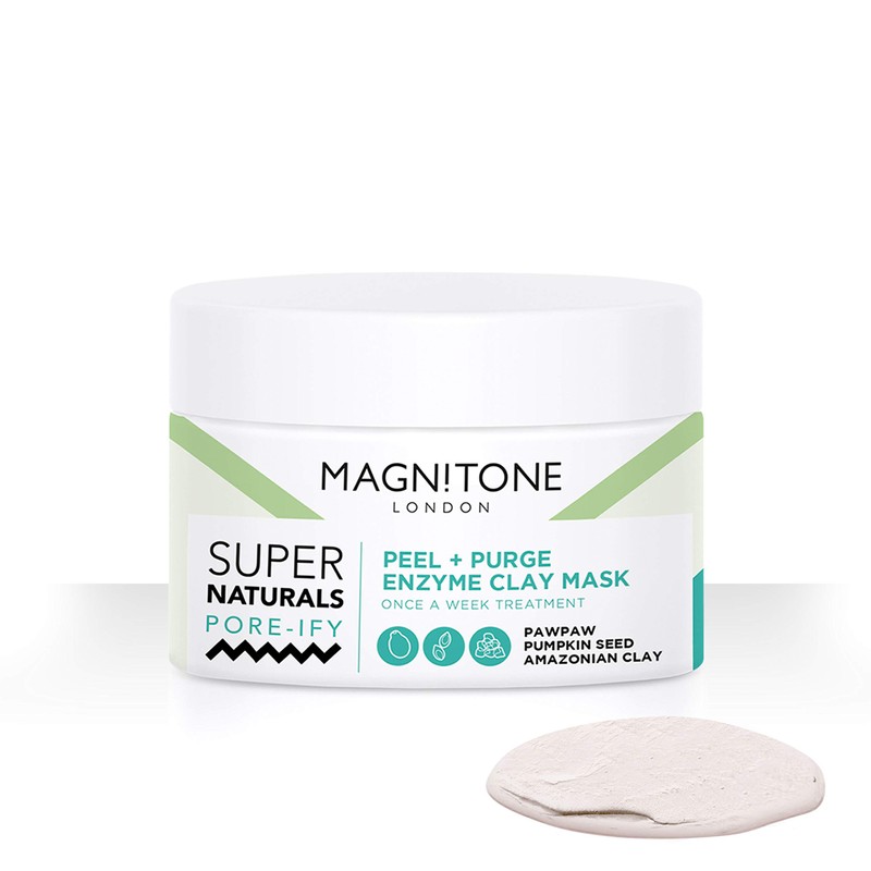 Magnitone SuperNaturals Pore-ify Peel + Purge Enzyme Clay Mask (50
