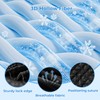 bedsmile Seersucker Cooling Comforter King Size, Q-Max 0.45 Reversible Cooling