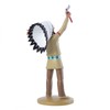 Collectible Figurine Tintin, The Great American Indian Chief, 13 cm