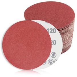 FEIHU Pack of 60 Sandpaper 150 mm Velcro Sanding Discs 150 mm Velcro, 5 x P 40/60/100/120/180/240/320/400/600/800/1000/1200 Wet Dry Random Orbital Sanders Sandpaper for Metal Wood