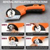 Cordless Electric Scissors, Rechargeable Rotary Cutter for Cloth Paper Leather