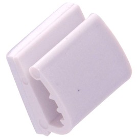 Hillman Hardware Essentials Adhesive Wire Clip White 12 Pack 852984