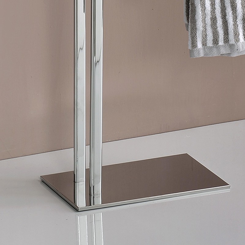 Kings Brand Furniture - Courter Metal Freestanding Bathroom Towel Rack