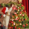 AUGSUN Christmas Baubles Hanger Hooks, Pack of 200 Christmas Tree