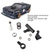 RC Steering Assembly Black High Strength Shock Absorption Steering Link
