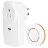 Household Appliances Controller 2-Way Wireless Power Outlet Remote Control SocketOrange
