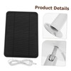 Operitacx Solar Doorbell Security Camera Solar Panel Charger USB for