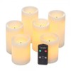 Northern International Real Wax Flameless LED 6 Candle Set w/Dual Timer Feature and Remote Control