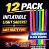 Pack of 12 Party Weight Inflatable Lightsaber- 2 Pink, 2