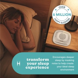 Homedics Rejuvenate White Noise Sound Machine. Travel Sound Machine for Sleep and Relaxing. Great for Travel, Nursery’s and Babies. 6 Relaxing Nature Sounds, Auto-Off Timer