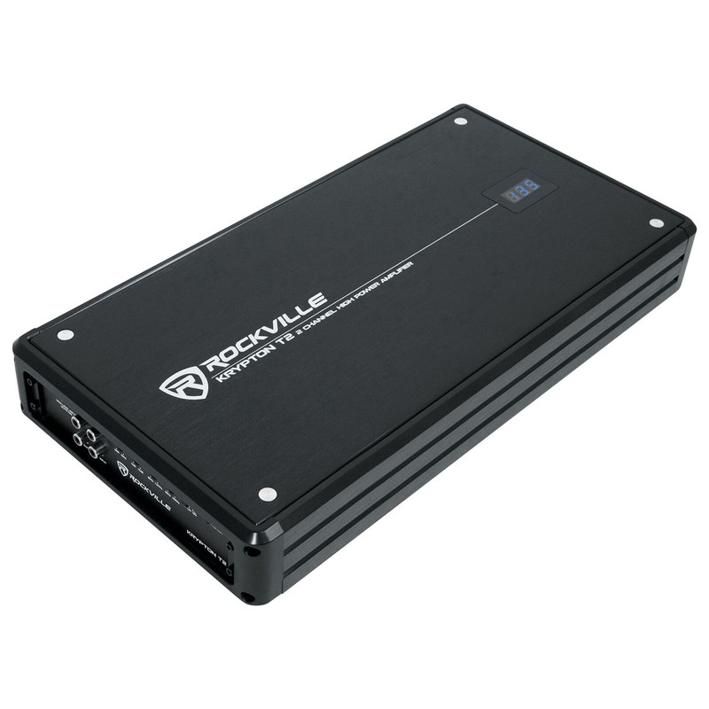 Rockville KRYPTON-T2 2800 Watt Peak/700w RMS 2 Channel Amplifier Car