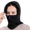 NICEYEA Winter 3 in 1 Mask Neck Scarf Knitted Beanie