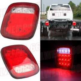 Unbranded For Jeep Wrangler TJ CJ YJ LED Tail Light Rear Light Brake Reverse Turn Signal