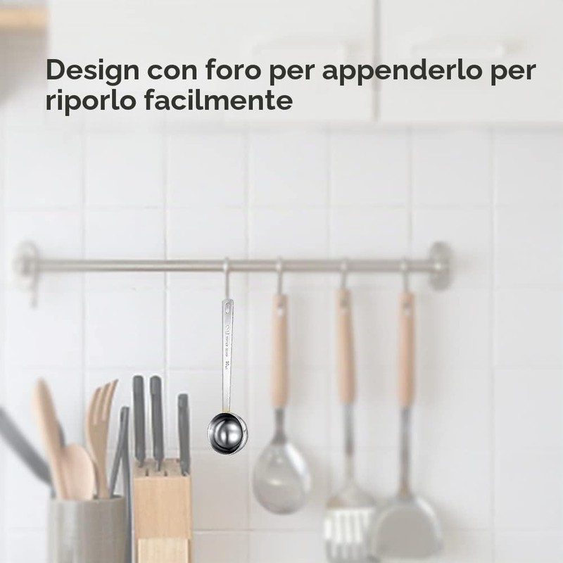 Cucchiaio da caffè, set di cucchiaini da caffè in acciaio