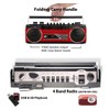 Riptunes Cassette Boombox, Retro Blueooth Boombox, Cassette Player and Recorder,