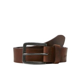JACK & JONES Men's Jacvictor Leather Belt Noos, Brown (Mocha Bisque Mocha Bisque), 40 (Size: 90)