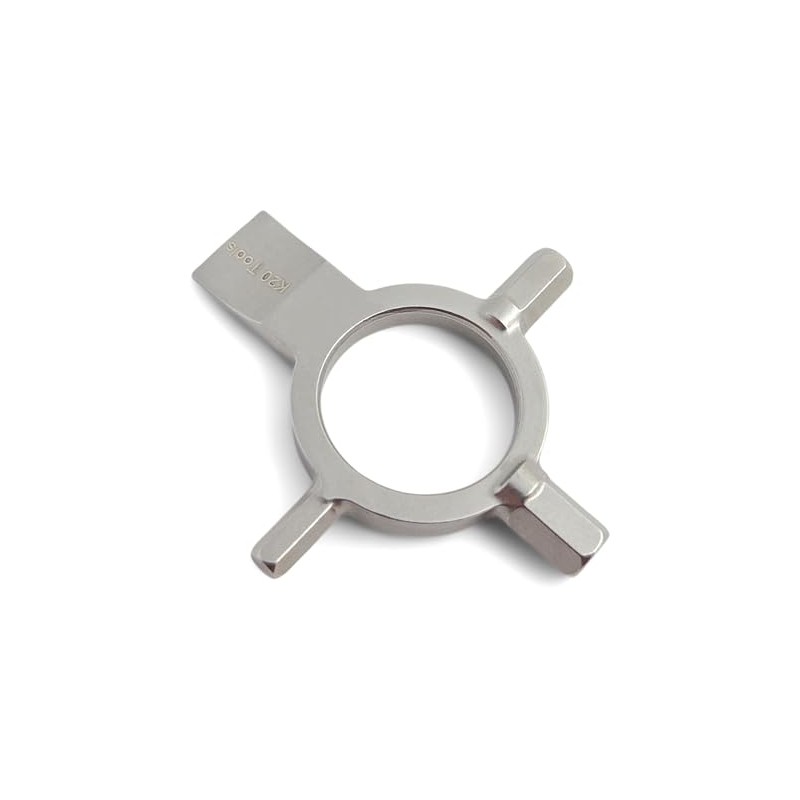 Photography Keychain Multi-Tool with 3mm, 4mm, 3/16 Allen Wrench Hex