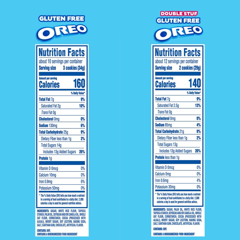 OREO Original & OREO Double Stuf Gluten Free Cookies Variety
