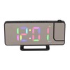 Digital Clock RGB LED Large Screen Mirror Projection Multifunctional Table