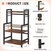 Kitchen Countertop Organizer,3 Tier Large Spice Rack Organizer with Adjustable