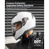 ILM Full Face Motorcycle Helmet for Motocross Street Bike DOT
