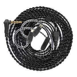 KZ ZS10 Pro IEM, cable de monitor de oído de 2 metros de largo, CCZ C01 4N OFC, cable de auriculares mejorado para ZSN PRO X, Castor, EDX PRO, ZS12 PRO X, ZS10 PRO-X, ZAR, ZAS, CCA CRA (2 m, 2 pines