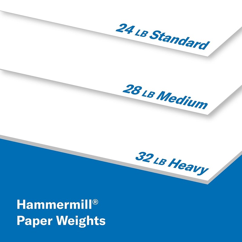 Hammermill 104620 Laser Print Office Paper, 98 Brightness, 24lb, 11