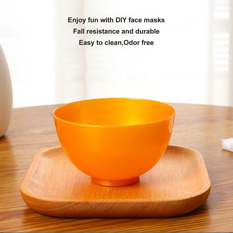 10pcs Mask Bowl Golden Plastic Reusable Lightweight Facial Mask Mixing