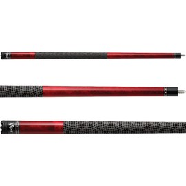Viper by GLD Products Clutch 58" 2-Piece Billiard/Pool Cue, Crimson Blaze, 19 Ounce (PP-61-19)