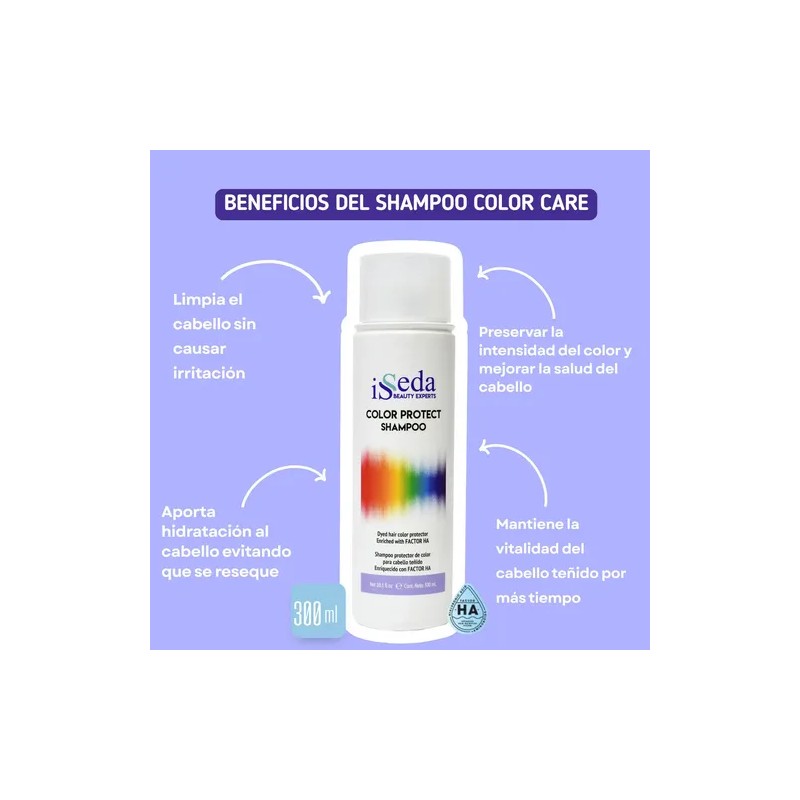 Shampoo Protector De Color Vitalidadhidratación Isseda300ml