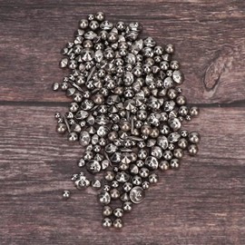 Hapivida Stainless Steel Polishing Balls, 1 Bag Tumbling Media Shot Polishing Beads Jewelry Polishing Beads for Vibrating Tumbler, Rotating Tumblers