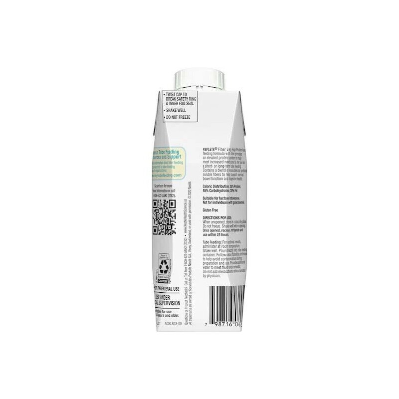 Nestlé Health Science Nestle Replete Fiber Unflavored Tube Feeding Formula