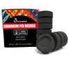 Non-toxic vegetable charcoals for incense from grains, resins and leaves,