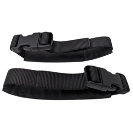 Ski & Pole Gear Equipment Adjustable Shoulder Carrier Carrying Strap Sling (Black (Secondary accessory ski strap only))