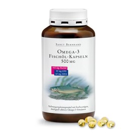 Sanct Bernhard Omega-3 Fish Oil Capsules, 400 Capsules